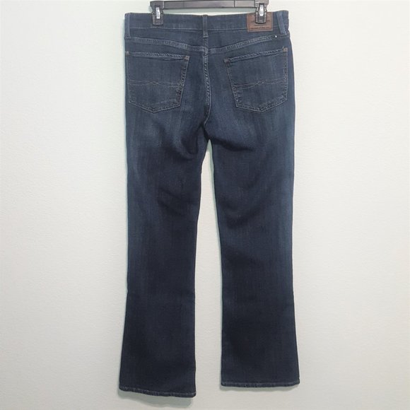 Lucky Brand Jeans Sweet Boot Sz 10 Dark - Picture 3 of 8